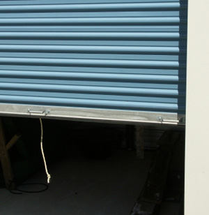 Self Storage With Blue Door