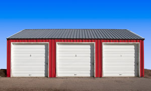 Self Storage Facility Blue Sky